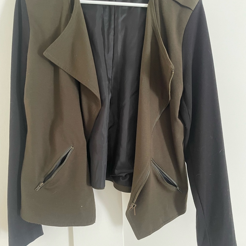 Massimo Olive and Black Blazer
